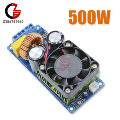 IRS2092S 500W Mono Channel Class D Digital Amplifier Board HiFi Power Amp + FAN - Image 1 of 4