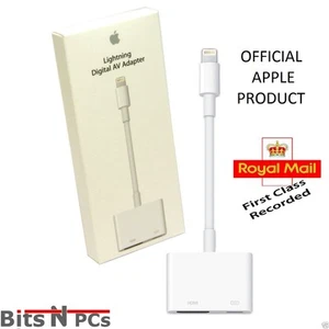 Genuine Apple Lightning to HDMI/HDTV Adapter MD826ZM/A for iPhone X/XS/XS MAX/XR - Picture 1 of 4