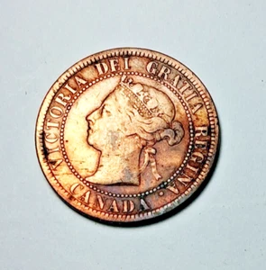 1884 Canada Large Cent - Picture 1 of 2