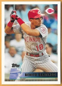 Benito Santiago Cincinnati Reds #394 - Topps casi nuevo-como nuevo 1996 - Imagen 1 de 2