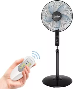 Simple Deluxe 16 Inch Oscillating Pedestal Stand Fan 3-Speed with Remote Control - Picture 1 of 7