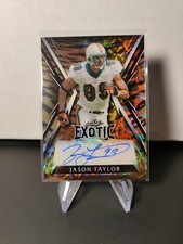 Jason Taylor Tiger Kaleidoscope 1/7 Auto - 2023 Leaf Exotic Football