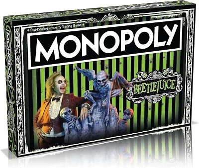 Winning Moves Beetlejuice Monopoly Board Game, Buy Adam Maitland, Lydia Deetz, P - Image 1 of 4