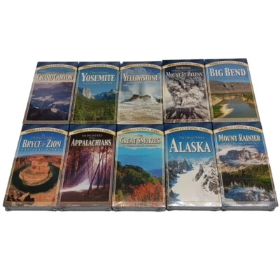 NEW Americas National Parks VHS Sealed NOS Lot of 10 Yellowstone Documentary - Image 1 of 4