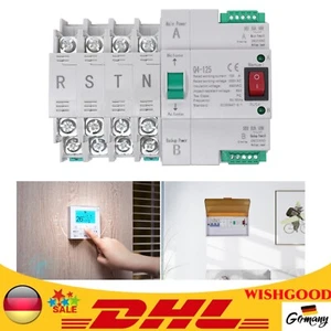 Interruptor de carga de alimentación dual interruptor de transferencia de corriente de emergencia interruptor transferencia automática - Imagen 1 de 13