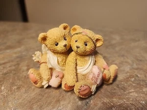 Vintage Cherished Teddies Heart To Heart Love 1994 Figur #869082 Valentine  - Bild 1 von 5