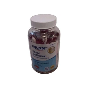 Cápsulas blandas laxantes suavizantes de heces Equate para estreñimiento, 100 mg, 400 unidades - Imagen 1 de 1