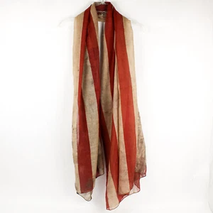 Long Sheer American Flag Scarf Rustic (42" x 72") - Bild 1 von 5