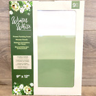 Winter White Flower Forming Foam Card Making Green White Crafters Companion