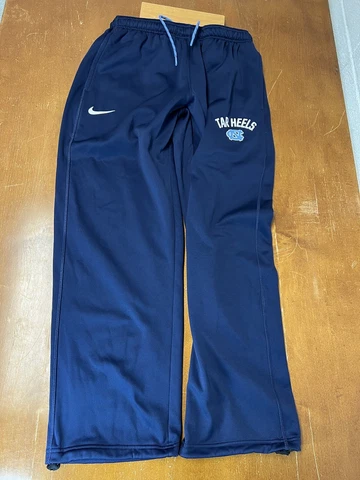 North Carolina Tar Heels Sweatpants Mens Large Blue Nike Therma Fit UNC Cover
