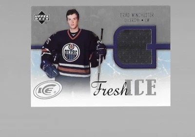 2005-06   Brad Winchester, Upper Deck Ice, Fresh Ice, Relic - Image 1 of 2