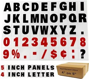 Outdoor starre Acryl Buchstaben für Festzelt Schild | 4" x 5" | Blockschrift | 336 ct - Bild 1 von 6