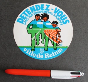 Aufkleber / Sticker - Entspannen Sie in Ihren Sportgeräten - REIMS - Bild 1 von 2