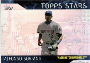 Topps Series 2 2006 inserto Topps Stars Alfonso Soriano TSAS Nacionales de Washington - Imagen 1 de 1