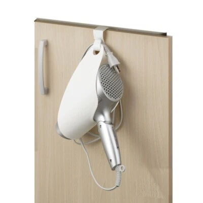 Soporte para secador de pelo de comestibles Formosa estante aparato de almacenamiento colgante blanco (sin tira) Foto 1 de 4