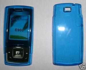 Clear Blue Samsung E900 Express on cover NEW UK