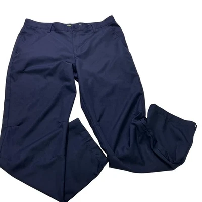 Calça de golfe masculina Izod 36x32 azul marinho slim fit desempenho elástica - Imagem 1 de 4