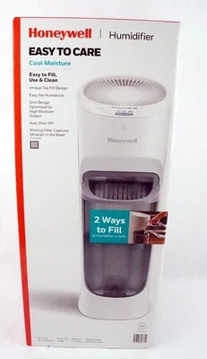 Honeywell Top Fill, Cool Moisture, Tower Humidifier,Easy Set Humidistat, HEV615 - Image 1 of 4