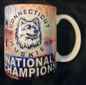 Tazza da tè caffè UCONN Huskies 2004 NCAA Basketball Final Four Champions RARA - Foto 1 di 9