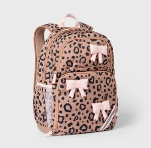 cat and jack cheetah with ribbons ๐ backpack - Picture 1 of 2