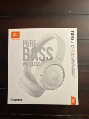 JBL Tune 510BT Wireless White Headphones - Image 1 of 4