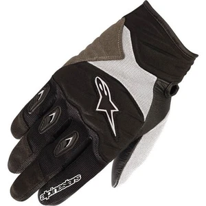 Alpinestars Stella Shore Women's Leather/Textile Motorcycle Glove - Black/White, - Picture 1 of 12