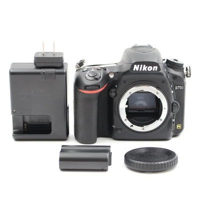 Cuerpo de cámara Nikon D750 DSLR 5482 obturador usado excelente estado Foto 1 de 4