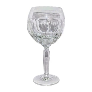 Vtg Ralph Lauren Edward 8" Glass Birdbath Crystal Balloon Red Wine Goblet RL A+! - Picture 1 of 9