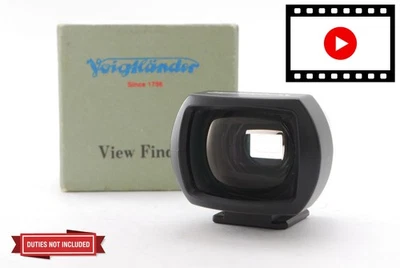 [Almost MINT] Voigtlander 35mm View Finder Viewfinder Black for FilmCamera JAPAN - Image 1 of 4