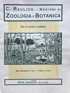 Principles Of Zoology And Botany Raulich, Ciro 1922 - Picture 1 of 1