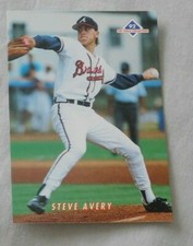 1992 Barry Colla #11 Steve Avery Atlanta Braves Baseball Card /7500