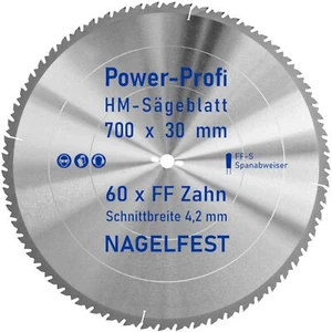 HM-Kreis-Sägeblatt 700 x 30 mm 60 Zahn FF nagelfest mit Spanabweiser Bauholzsäge - Bild 1 von 1
