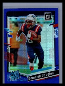 2023 Donruss Optic #300 Demario Douglas Blue Hyper - Picture 1 of 2