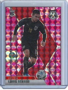 2021 Panini Mosaic Euro 2020 Louis Schaub Pink Camo Prizm Refractor Rookie RC #7 - Picture 1 of 1
