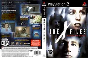 X-Files: Resist Or Serve PS2 Game Case Box Cover Work Only (No Game) - Picture 1 of 2