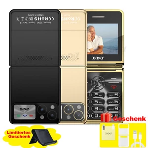 2025 móvil plegable 2,4" Smartphone sin contrato Dual SIM móvil senior cómodo- - Imagen 1 de 21