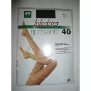 CALZE COLLANT FILODORO RIPOSANTE 40 DEN COMPRESSIONE GRADUATA Mis -2 S MOKA - Imagen 1 de 1