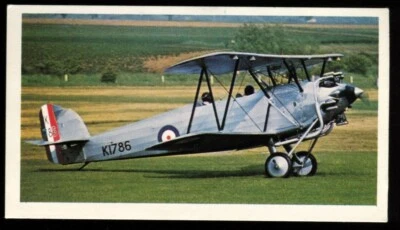 Tobacco Card, Doncella, GOLDEN AGE OF FLYING, 1977,Hawker Tomtit K1786 G-AFTA,#8 - Image 1 of 2