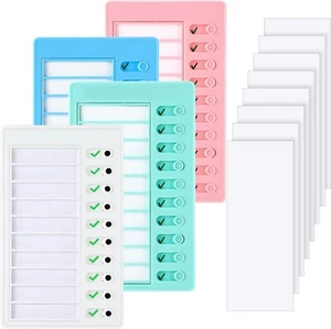 Checklist Board Set, 4 Pcs Chore Chart with Cardstock My Chore, Multicolored - Picture 1 of 6