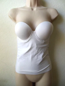 Excellent Felina Brand White Bridal Gown Corset Push Up Cups Sz 34C - Picture 1 of 6