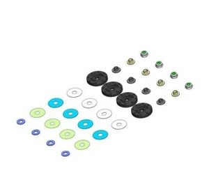 MIP Bypass1 Hi-Flow Pistons, 8-Hole x 1.2mm, 1/8th Scale - Picture 1 of 1