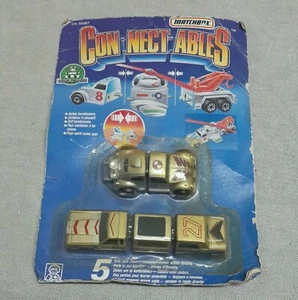VINTAGE MATCHBOX 1989 CONNECTABLES BLISTER MOC! - Foto 1 di 5