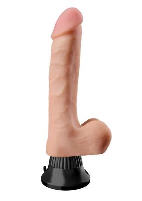 Real Feel Deluxe No. 1 Consolador Vibrador Wallbanger con Bolas Foto 1 de 3