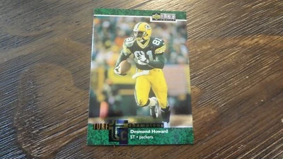 1997 UPPER DECK TURF CHAMPIONS # TC 22 DESMOND HOWARD  FOOTBALL CARD - Image 1 of 2