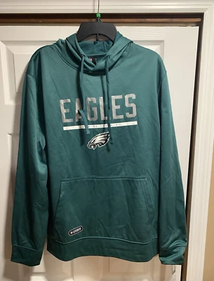 NUEVA ERA Philadelphia Eagles SUDADERA Sudadera con Capucha Verde TALLA L NUEVA CON ETIQUETAS $60+ Foto 1 de 4