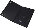 Standard 14Mm Black Single Disc DVD Cases with Outer Clear Sleeve (10 Pack)