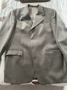 Andrew Fezza Mens Sz 43L 100% Luxury Wool & Pants Size 37x32 - Picture 1 of 16