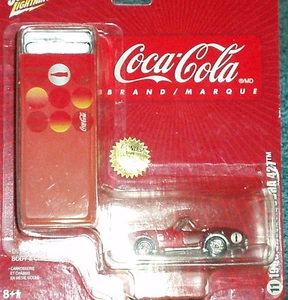 JOHNNY LIGHTNING 1965 SHELBY COBRA 427 w COLLECTOR TIN "COCA COLA" 1/64 - Picture 1 of 4