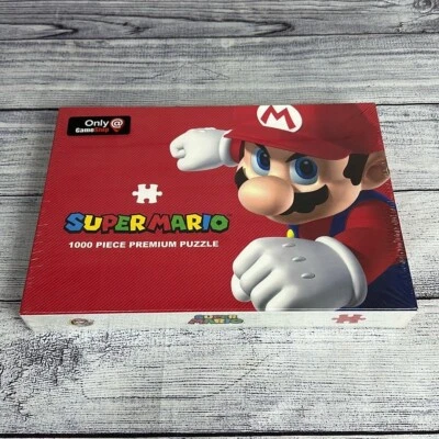Official Nintendo Super Mario Bros 1000 Piece Jigsaw Puzzle GameStop Exclusive - Image 1 of 4