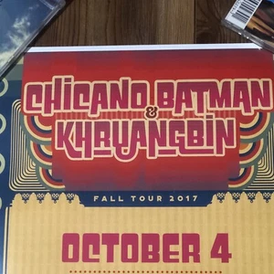 Póster promocional 2017 Khruangbin Chicano Batman 930 Club DC raro espectáculo 11x17 - Imagen 1 de 11